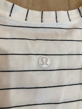 Lululemon Love crew neck striped tee